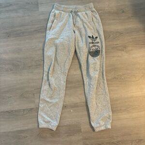 Adidas Joggers Gray Small